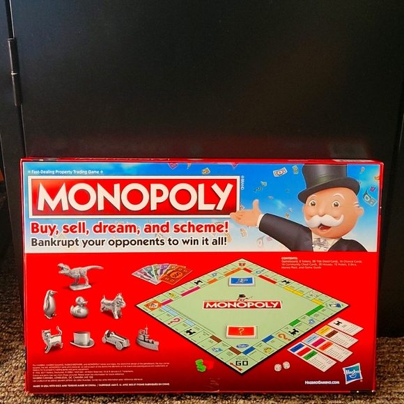 Monopoly Classic Edition Board Game, Family Board Game for 2 to 6 Players - Picture 3 of 3
